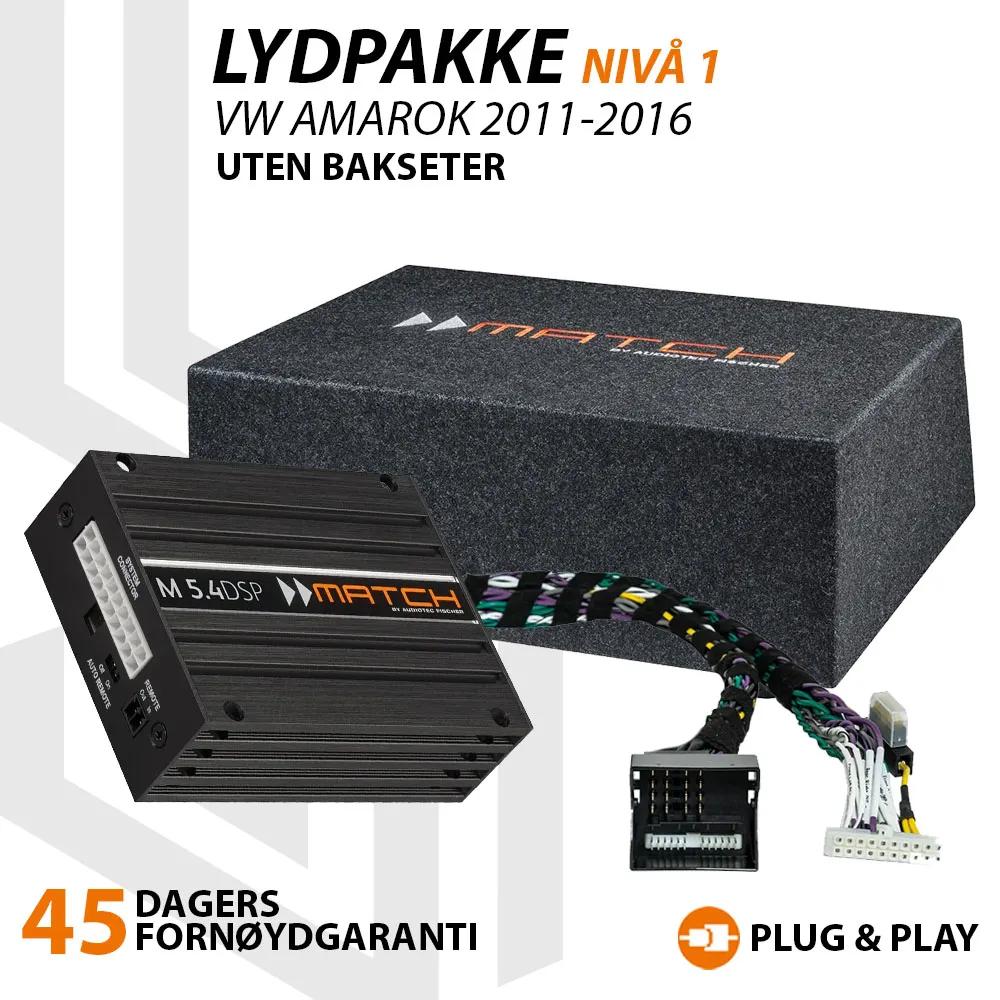 Match Lydoppgraderingspakke VW Amarok - Nivå 1