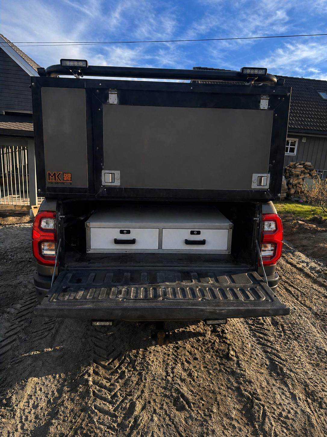 Skuffesystem for pickup 30 CM