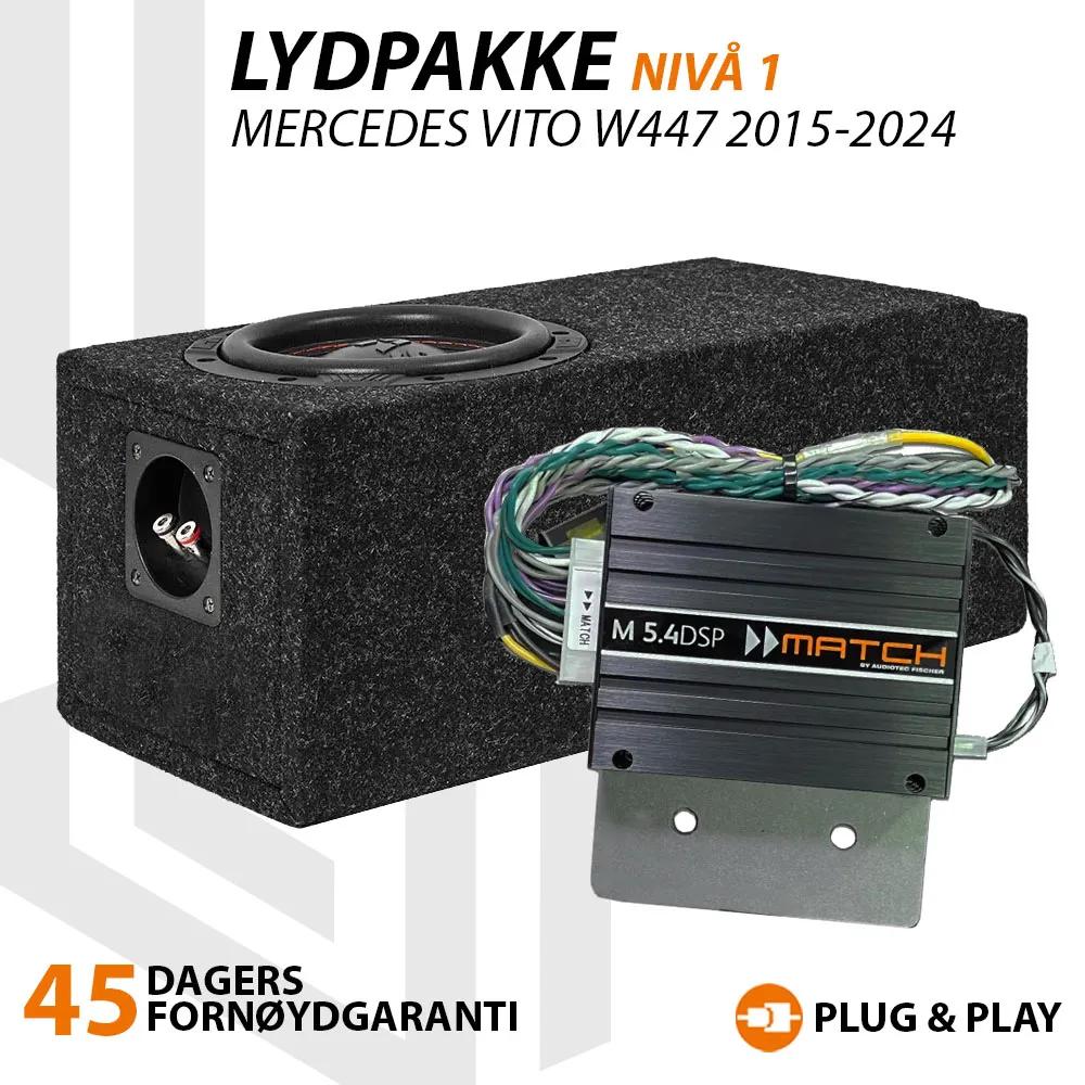 Match Lydoppgraderingspakke Mercedes Vito W447 2015-2024