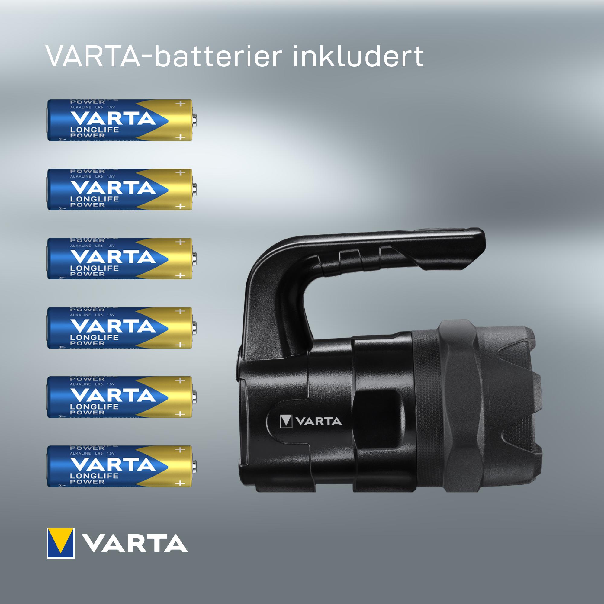 Varta lommelykt med håndtak