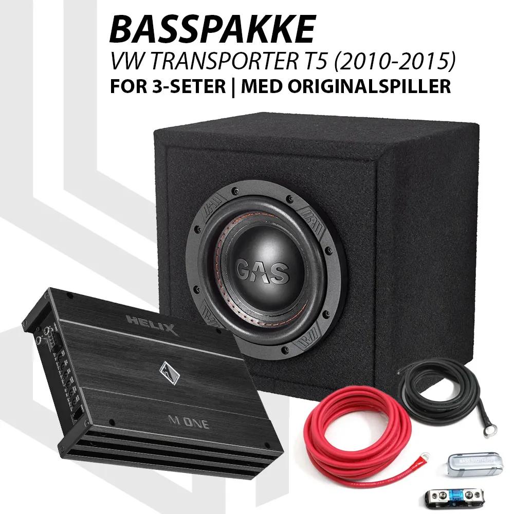 Basspakke for VW Transporter T5 | 3-seter